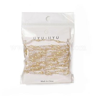 Латунные цепи с круглым звеном из бисера CHC-C026-13-1