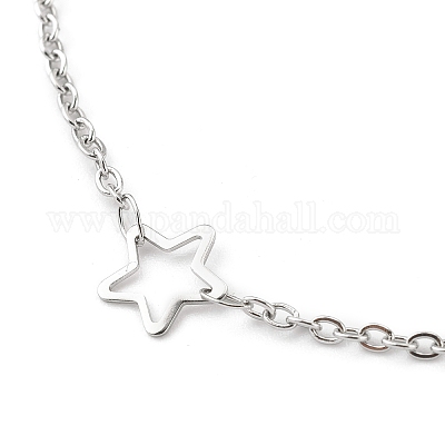 Ножные браслеты из нержавеющей стали 304 AJEW-H104-06P-1