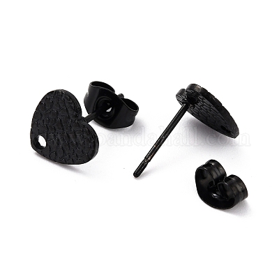 Фурнитура для сережек-гвоздиков из нержавеющей стали 304 STAS-I183-08A-EB-1