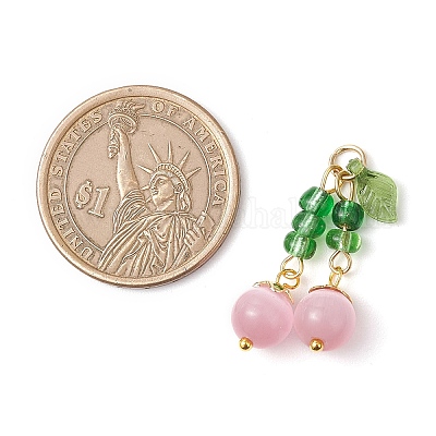 9 шт. подвески кошачий глаз PALLOY-JF04081-1