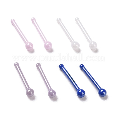 Гипоаллергенные биокерамические циркониевые керамические круглые кольца для носа и носа&nbsp;AJEW-Z014-04-1