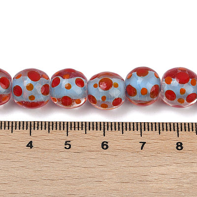 Нити ламвордских бусин ручной работы LAMP-P069-01A-05-1