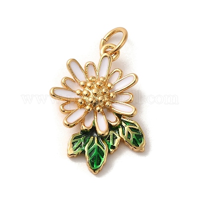 Латунь эмаль подвески KK-K358-02A-G-1