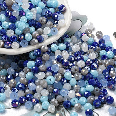 Стеклянные бусины EGLA-A034-LM4mm-40-1