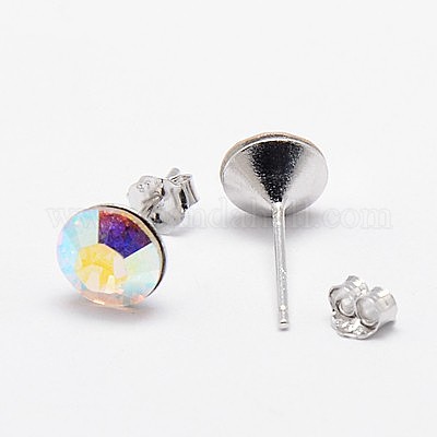 Австрийские серьги кристалл шпильки SWARJ-D467-101-1