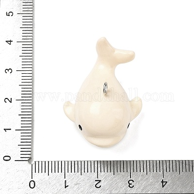 Подвески из непрозрачной смолы с морской тематикой RESI-P047-01D-P-1