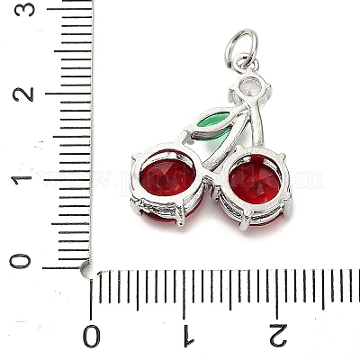 Латунные микро проложить кубического циркония подвески KK-L229-02P-02-1