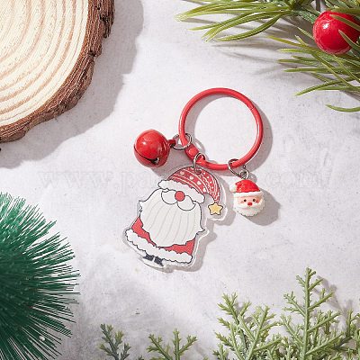 Рождественский кулон из акрила и смолы HJEW-JM04303-06-1