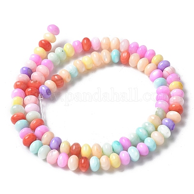 Нити бусин из натуральных пресноводных ракушек SSHEL-C013-07E-1