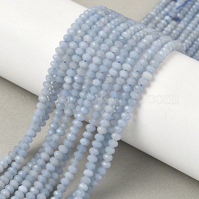 Натуральные ангельские бусины&nbsp;G-R013-B02-4x3mm-1