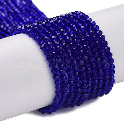 Прозрачные стеклянные бусины X-GLAA-H021-04-09-1