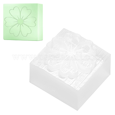 Wholesale CRASPIRE Handmade Soap Stamp Cherry Blossom Acrylic Soap Stamp  Letter Soap Chapter Embossing Stamp Mini Seal for Soap Clay Biscuits  Gummies Arts Crafts Making Projects DIY Gift 