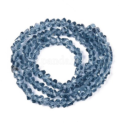 Прозрачные стеклянные бусины GLAA-N018-4mm-29-1