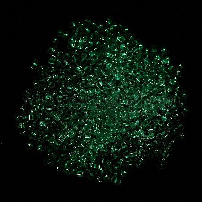 Светящиеся стеклянные бусины&nbsp;SEED-A033-07G-1