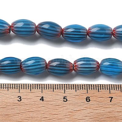 Ручной работы millefiori стеклянные бусины нитки LAMP-F035-12I-1