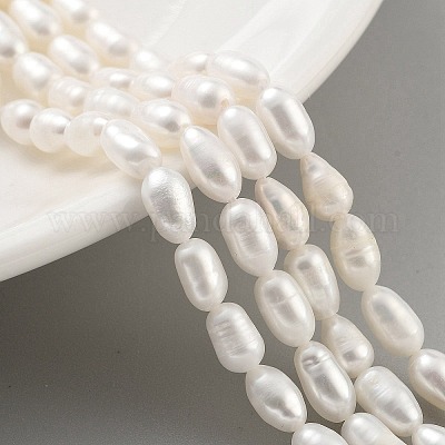 Нити из натурального культивированного пресноводного жемчуга PEAR-P062-06F-1