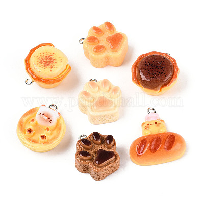 Подвески из непрозрачной смолы RESI-N050-04P-1