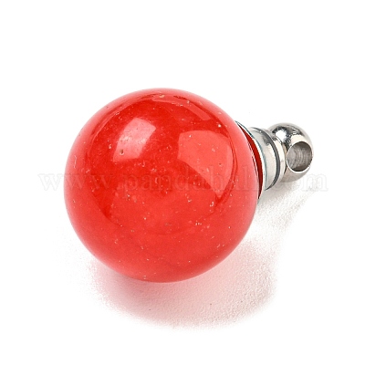 Подвески для флаконов духов из натуральных и синтетических смешанных драгоценных камней G-K338-22P-1