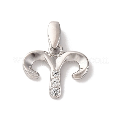 925 подвеска из стерлингового серебра с прозрачным микропаве и цирконием STER-H117-01P-01-1