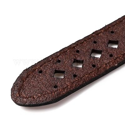 Винтажный мужской браслет из полой кожи - уникальный велосипедный аксессуар ST5095914-1