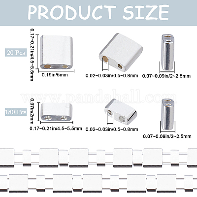 200шт 2 стильные стеклянные бусины SEED-CN0001-37-1