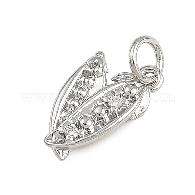 Латунные микро проложить кубического циркония подвески KK-A269-12P-1