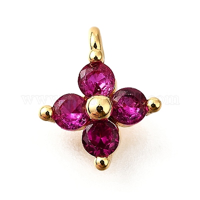 Латунные микро проложить кубического циркония подвески X-KK-D356-07E-G-1