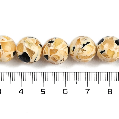 Синтетические нити янтарных бус G-M199-A03-01-1