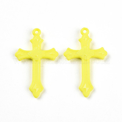 Непрозрачные акриловые подвески&nbsp;SACR-WH0017-01F-1