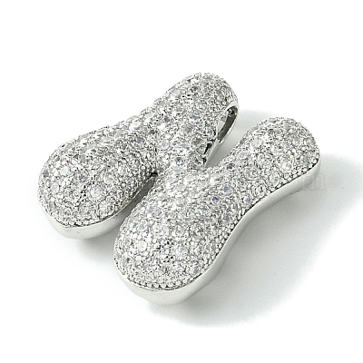 Стойки обшивки латунь кубического циркония подвески KK-S378-02P-N-1