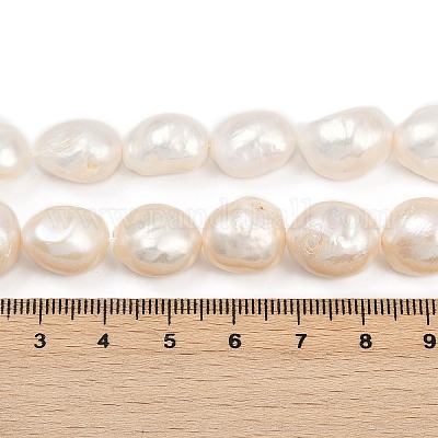 Нити из натурального культивированного пресноводного жемчуга PEAR-P064-20O-02A-1