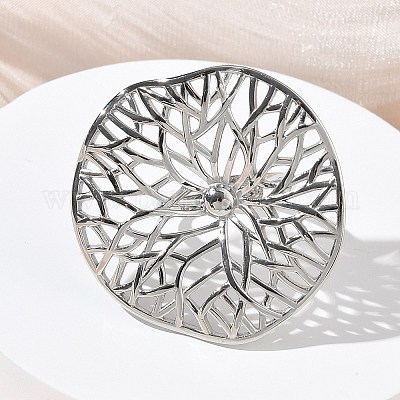 Регулируемые манжетные кольца из нержавеющей стали 304 RJEW-Z121-01P-01-1