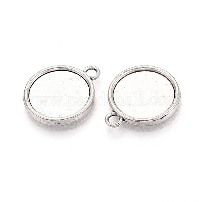 Тибетский стиль сеттинги сплава подвески кабошон PALLOY-N178-12AS-D-1