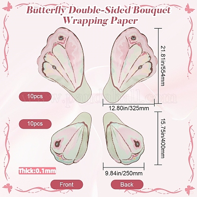 Бумага для упаковки цветов AJEW-WH20011-42C-1