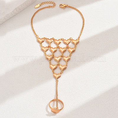 Винтажные классические латунные браслеты-кольца для женщин LD2597-2-1