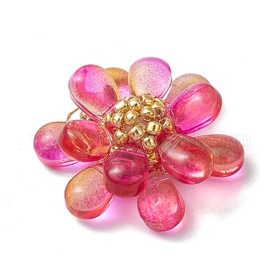 Подвески из прозрачного стекла в форме капли PALLOY-MZ00601-01-1