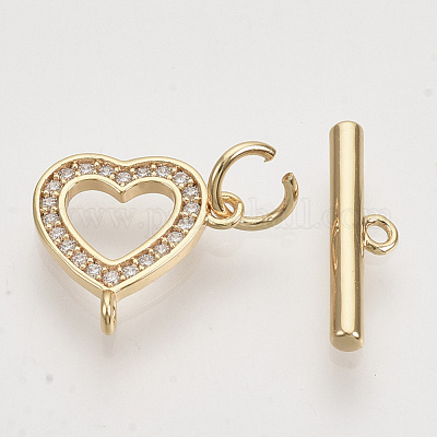 Латунные застежки-молнии из прозрачного кубического циркония KK-T054-13G-NF-1