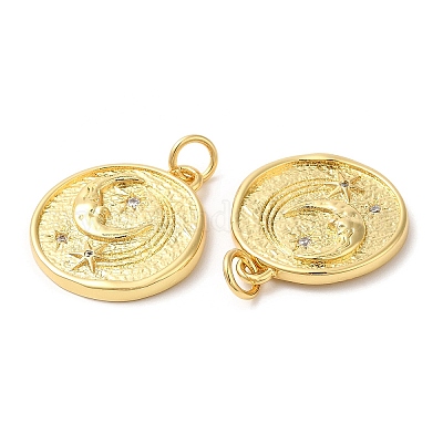 Латунные микро проложить кубического циркония подвески KK-M246-28G-1