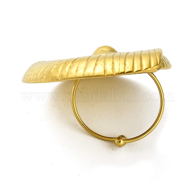 Кольца из нержавеющей стали 304 для женщин&nbsp;RJEW-A050-02G-1