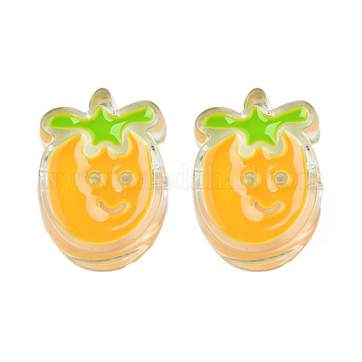 Прозрачные бусины из акриловой эмали TACR-N012-004F-1