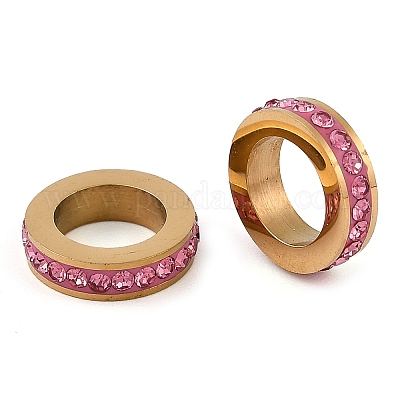 Ионное покрытие (IP) 304 нержавеющая сталь европейские бусины STAS-Z090-03G-04-1