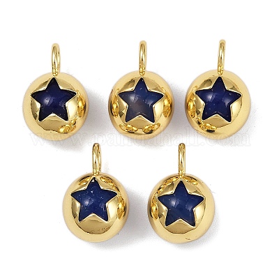 Природные окрашенные агат подвески KK-A257-20G-1