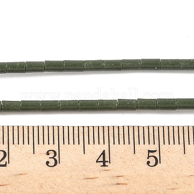 Нити бусин из искусственного камня лавы ручной работы PORC-A029-02-1