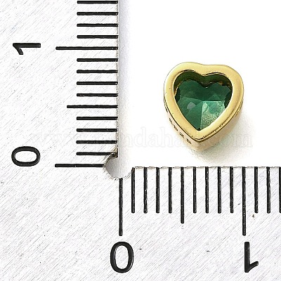 925 бусина из стерлингового серебра с кубическим цирконием STER-L066-06G-06-1