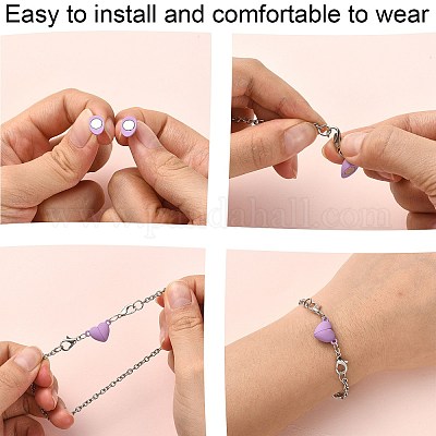 12 комплект 12-х цветных магнитных застежек из сплава PALLOY-CJ0002-31-1