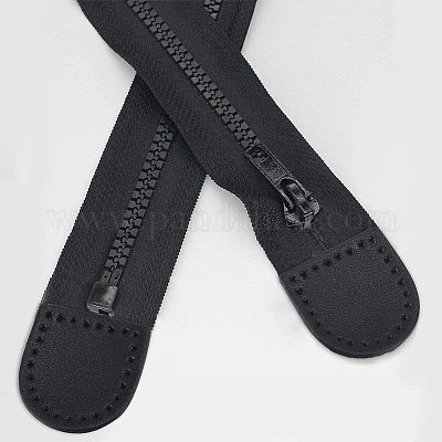 Кожаный пулер на молнии AJEW-PH0017-51-1