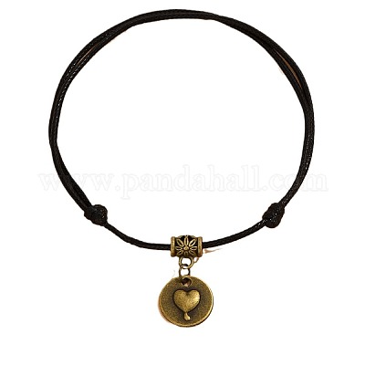 Регулируемые черные вощеные шнурки для щиколотки WGF8958-05-1