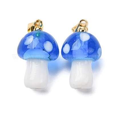 Подвески лэмпворк ручной работы LAMP-S069-08G-07-1