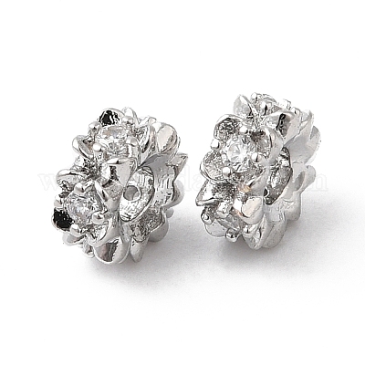 Латунные микро проложить кубических циркония шарики прокладки KK-P234-39P-1