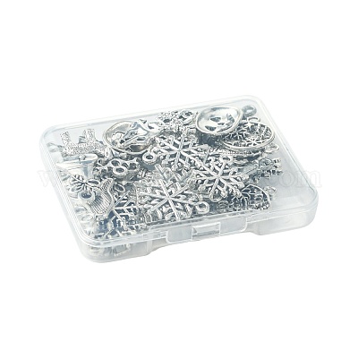 40 шт. 15 стильных подвески из сплава в тибетском стиле на Рождество TIBEP-FS0001-42-1